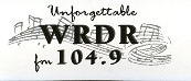 WRDR 104.5 Logo B&W